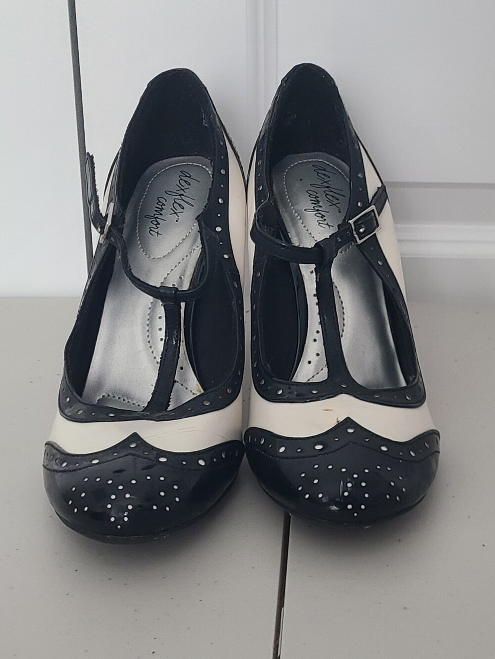 Dexflex Comfort T-Strap Heels